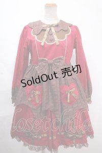Angelic Pretty / Dreamyショコラティエワンピース  赤 Y-24-11-25-103-AP-OP-AS-ZY