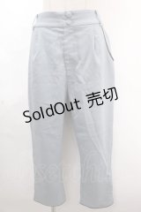 axes femme POETIQUE / チャイナボタンスリットパンツ  ブルーグレー Y-24-11-25-126-AX-PA-AS-ZI