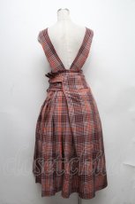 画像2: 【SALE】Candy Stripper / チェックジャンパースカート  ピンク Y-24-11-26-063-PU-OP-AS-ZT189 (2)