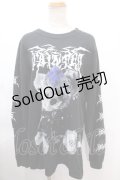 TRAVAS TOKYO / Metal bear L/S Tee/メタルクマロングTシャツカットソー F ブラック Y-24-11-30-055-PU-TO-SZ-ZS