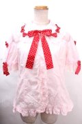 Angelic Pretty / Dreamy Dolce Ribbonブラウス  ピンク Y-24-11-30-070-AP-BL-SZ-ZS