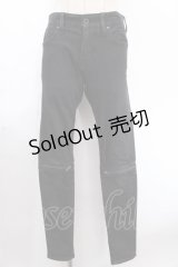 CIVARIZE / スーパーストレッチニーZIPコーティングスキニーパンツ 42 ブラック Y-24-11-30-159-GO-PA-SZ-ZS