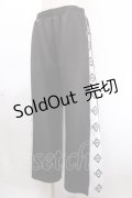 REFLEM / リングサス付きサイドZIPパンツ F ブラック Y-24-11-30-160-PU-PA-SZ-ZS