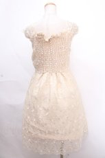 画像2: 【SALE】axes femme NOSTALGIE / ケミカル総レースワンピース M 生成り Y-24-11-30-196-AX-OP-SZ-ZT463 (2)