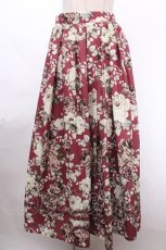 画像1: 【SALE】axes femme NOSTALGIE / 絵画風ローズ柄スカート F ピンク Y-24-11-30-199-AX-SK-SZ-ZT425 (1)