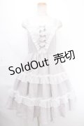axes femme kawaii / プチリボンジャンパースカート M グレー Y-24-12-05-106-AX-OP-SZ-ZH