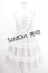 axes femme kawaii / プチリボンジャンパースカート M グレー Y-24-12-05-106-AX-OP-SZ-ZH