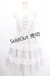 axes femme kawaii / プチリボンジャンパースカート M グレー Y-24-12-05-106-AX-OP-SZ-ZH