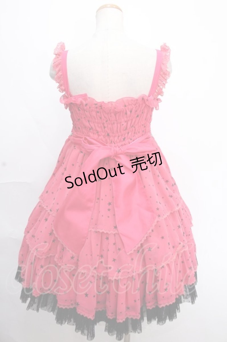 画像2: Angelic Pretty / Shooting Starジャンパースカート  ピンク Y-24-12-05-144-AP-OP-SZ-ZY (2)