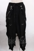 CIVARIZE / Tortureボンテージサルエルパンツ 44 ブラック Y-24-12-05-189-GO-PA-SZ-ZS