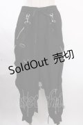 CIVARIZE / Tortureボンテージサルエルパンツ 44 ブラック Y-24-12-05-189-GO-PA-SZ-ZS