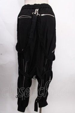 画像2: CIVARIZE / Tortureボンテージサルエルパンツ 44 ブラック Y-24-12-05-189-GO-PA-SZ-ZS