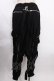 画像2: CIVARIZE / Tortureボンテージサルエルパンツ 44 ブラック Y-24-12-05-189-GO-PA-SZ-ZS (2)