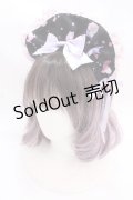 Royal Princess Alice / Cute Devil Halloweenメイド風ブリム  黒 Y-24-12-05-040-LO-AC-SZ-ZY