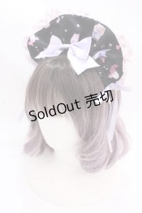 Royal Princess Alice / Cute Devil Halloweenメイド風ブリム  黒 Y-24-12-05-040-LO-AC-SZ-ZY