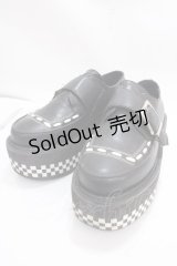 Candy Stripper / ラバーソール M 黒 Y-24-12-05-045-PU-SH-AS-ZY