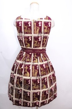 画像2: Jane Marple /Royal Stampスクエアドレス M ワイン Y-24-12-09-005-JM-OP-SZ-ZY