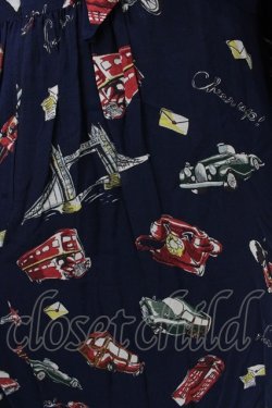 画像3: Jane Marple Dans Le Salon / The good oldフリルヨークドレス M ネイビー Y-24-12-09-046-JM-OP-SZ-ZI