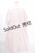 Jane Marple /ハーモニークロスステッチカラードレス M 白 Y-24-12-09-051-JM-OP-SZ-ZY