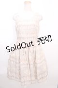 Leur Getter /Ruffle Swanノースリーブワンピース M グレー Y-24-12-09-008-LU-OP-SZ-ZY