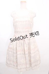 Leur Getter /Ruffle Swanノースリーブワンピース M グレー Y-24-12-09-008-LU-OP-SZ-ZY