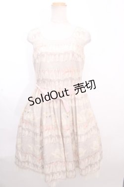 画像1: Leur Getter /Ruffle Swanノースリーブワンピース M グレー Y-24-12-09-008-LU-OP-SZ-ZY