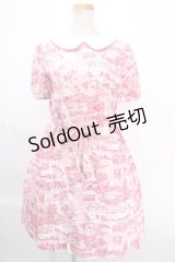 Jane Marple /Map of STMMワンピース  ピンク Y-24-12-09-092-JM-OP-AS-ZI