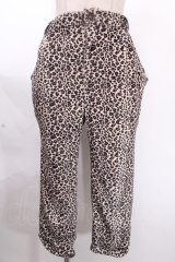 Candy Stripper / レオパードサルエルパンツ 2 ベージュ Y-24-12-09-110-PU-PA-SZ-ZT322