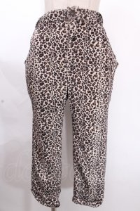 Candy Stripper / レオパードサルエルパンツ 2 ベージュ Y-24-12-09-110-PU-PA-SZ-ZT322