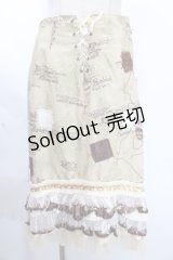 hB.Roots / 異素材スカート  ベージュ Y-24-12-09-112-HN-SK-SZ-ZY