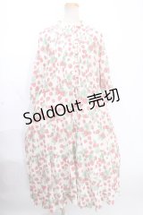 Jane Marple /Strawberry gardenティアードドレス M オフホワイト Y-24-12-09-031-JM-OP-SZ-ZI