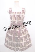 Jane Marple /Royal Stampスクエアドレス M ワイン Y-24-12-09-005-JM-OP-SZ-ZY
