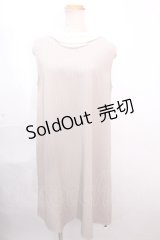 axes femme / パール使いノースリーブワンピース M グレー Y-24-12-12-077-AX-OP-SZ-OS