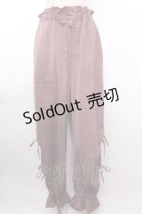 axes femme POETIQUE / 裾リボン付きパンツ  ピンク Y-24-12-12-118-AX-PA-SZ-ZI
