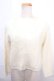 画像1: axes femme / レース切り替えニット M キナリ Y-24-12-12-014-AX-TO-SZ-ZT347 (1)