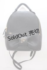 Maison de FLEUR / Fリボンリュック F ブラック Y-24-12-13-036-LO-BG-SZ-ZI