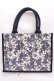 画像2: Maison de FLEUR / フラワープリントバック   Y-24-12-13-037-LO-BG-SZ-ZT-K012 (2)