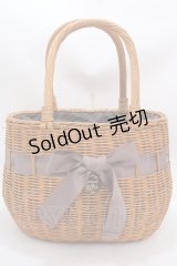 Maison de FLEUR / ラタンリボンカゴバック   Y-24-12-15-085-LO-BG-SZ-ZY