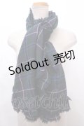 【SALE】Jane Marple / タータンチェックストール  グリーン Y-24-12-15-093-JM-ZA-SZ-ZT100