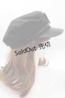 画像3: Moi-meme-Moitie / エンブレムバッチ付きミリタリー風ハット S ブラック Y-24-12-15-107-MO-AC-SZ-ZY