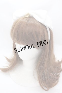 画像1: BABY,THE STARS SHINE BRIGHT / Ruban de No?l Neige別珍リボンカチューシャ   Y-24-12-15-116-BA-AC-SZ-ZY