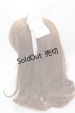 画像2: BABY,THE STARS SHINE BRIGHT / Ruban de No?l Neige別珍リボンカチューシャ   Y-24-12-15-116-BA-AC-SZ-ZY