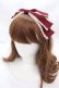 画像1: 星箱works / クラシカルリボンカチューシャ  ボルドー Y-24-12-15-125-PU-AC-SZ-ZY (1)