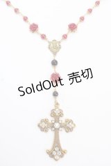 Estrellas / 薔薇のロザリオネックレス  ゴールド Y-24-12-15-017-EL-AC-SZ-ZY