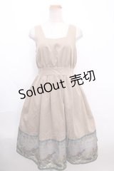 axes femme POETIQUE / トイマーチノースリワンピース M ベージュ Y-24-12-18-022-AX-OP-SZ-ZI