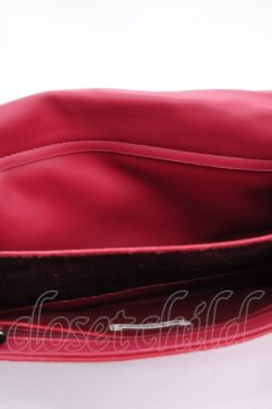 画像3: axes femme / ベロアショルダーバッグ  ワイン Y-24-12-21-016-AX-BG-AS-ZT-K010