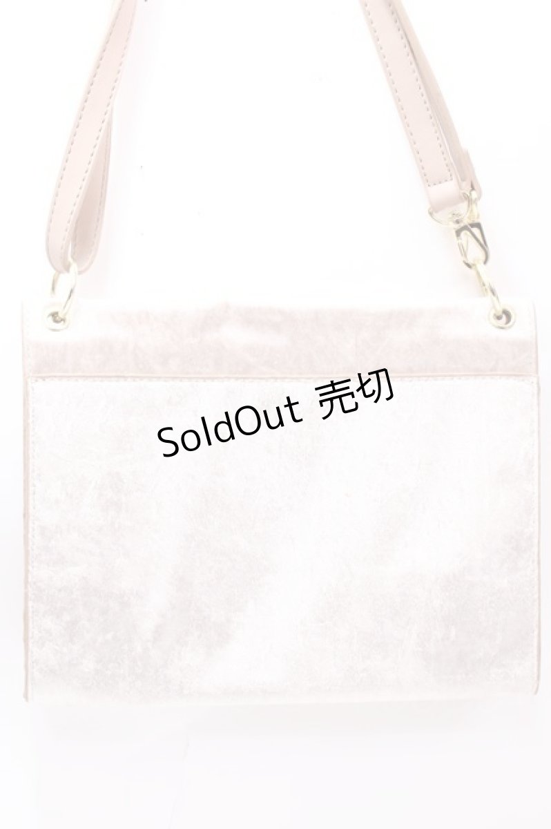 画像2: 【SALE】axes femme / ベロアショルダーバッグ  ピンク Y-24-12-21-017-AX-BG-AS-ZTK010 (2)