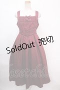 axes femme kawaii / クラシカルジャンスカ M ワイン Y-24-12-21-116-AX-OP-SZ-OS