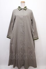 LEBECCA boutique / 隣を歩くワンピース F グリーン Y-24-12-21-140-EL-OP-SZ-ZT198