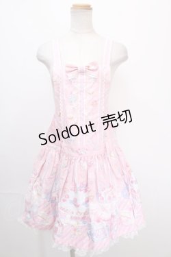 画像1: Angelic Pretty / Whip Factory サロペット  ピンク Y-24-12-23-052-AP-OP-SZ-ZY
